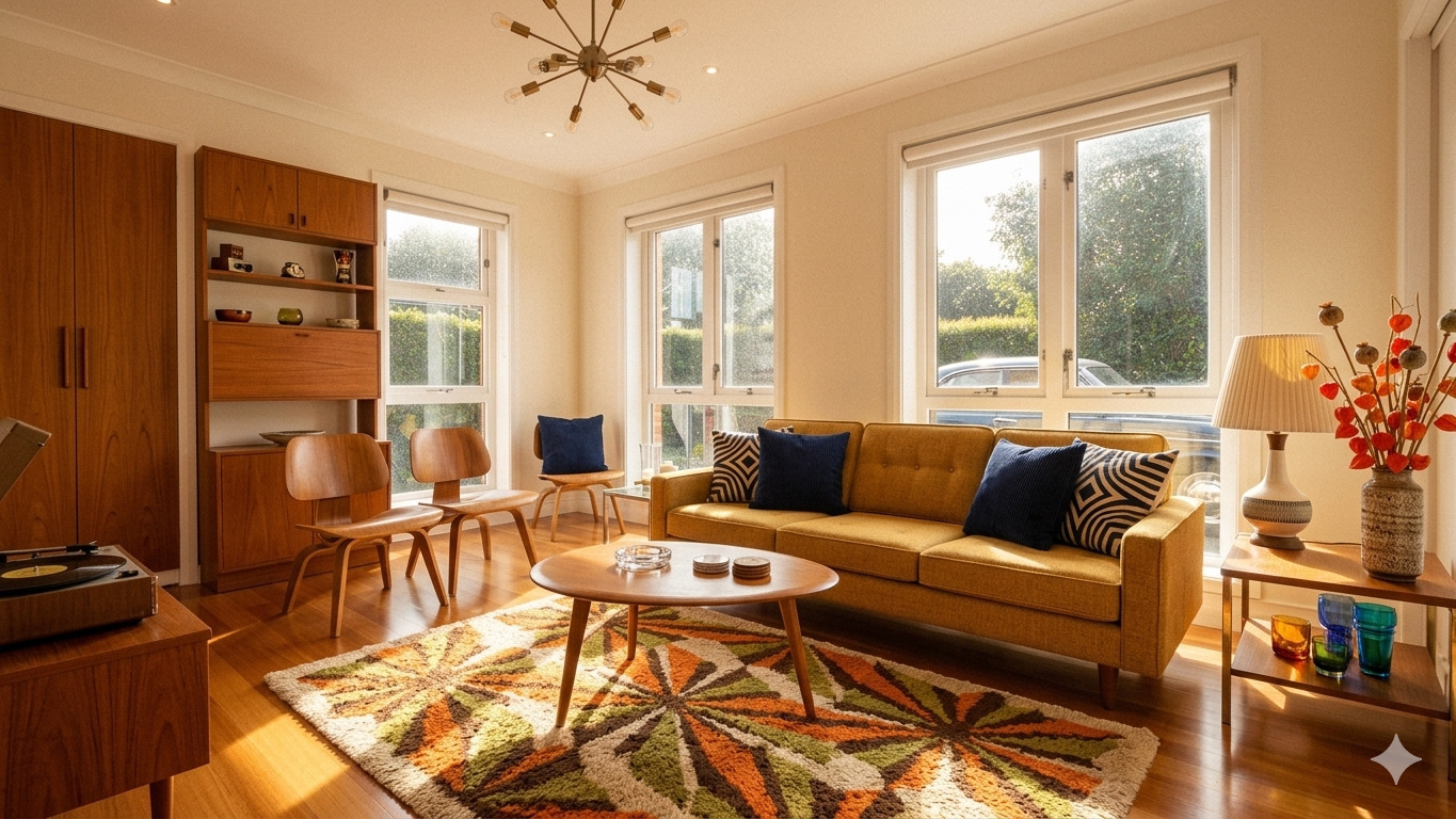 Bright, freshly cleaned Triangle living room